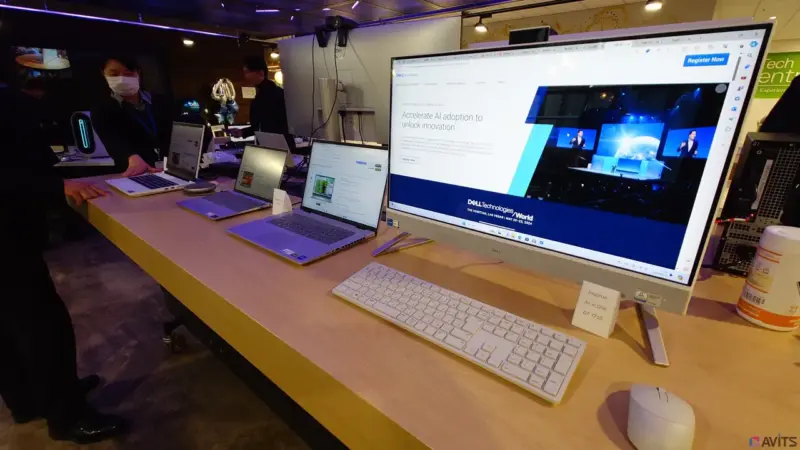 テレワークの概念を変えそうな、洗練された大画面一体型PC。