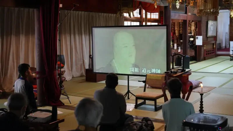 永平寺の一年の修業映像は大変興味深いものでした。