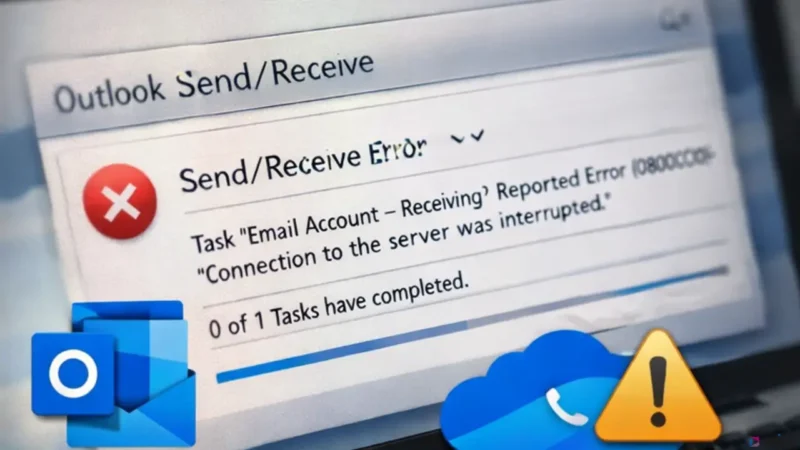 Outlookで突然メールが送受信できなくなった場合、原因はOneDriveの同期トラブルかもしれません。本記事では、実際の事例をもとに原因と対処法をわかりやすく解説します。