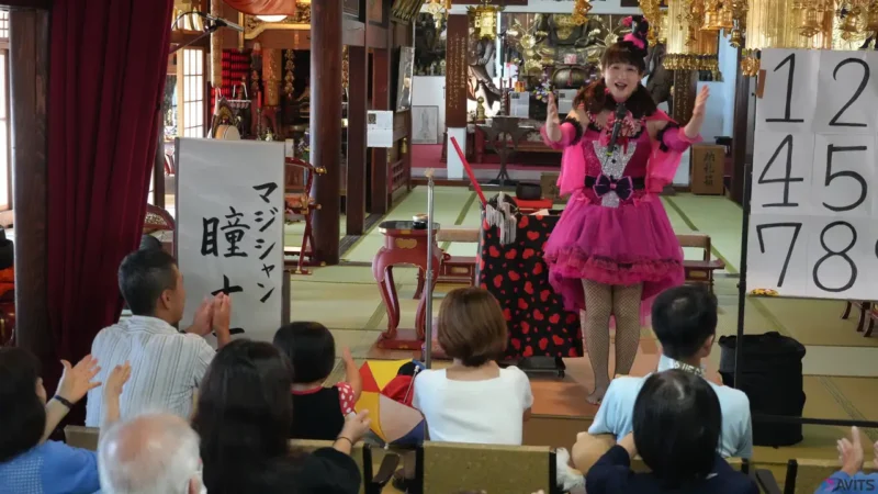 リズムに乗って手拍子も