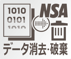 記憶メディアのファイルを復元不能にして破棄