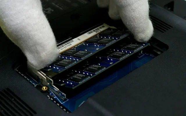 ノート型PCのDDR2枚組